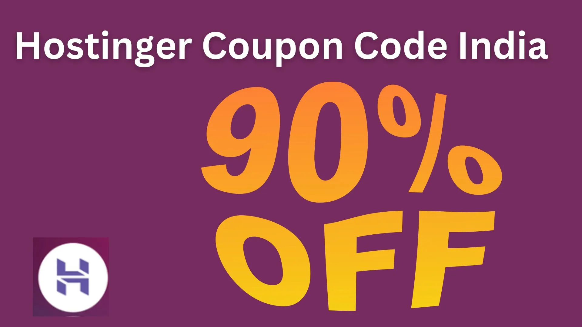 Hostinger Coupon Code India