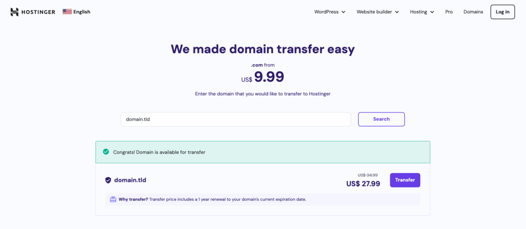 How to Transfer Domain from GoDaddy to Hostinger in 2025
